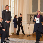 Laureates in the Presidential Palace <em>Photo: Boštjan Lah</em>