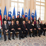 Laureates in the Presidential Palace <em>Photo: Boštjan Lah</em>