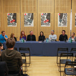 Panel discussion on Black Beast Sorroww <em>Photo: Matej Kristovič, Boštjan Lah</em>